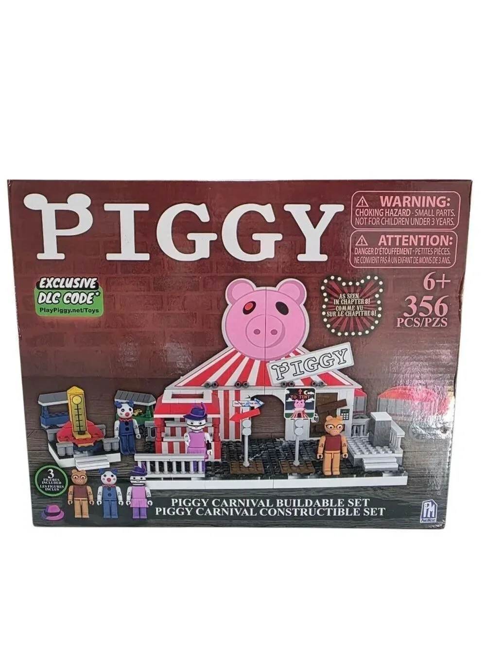 Piggy Carnival Deluxe Construction Set 356pcs Phatmojo Exclusive New Toy